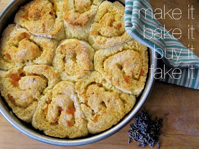 Lavender Apricot Breakfast Rolls