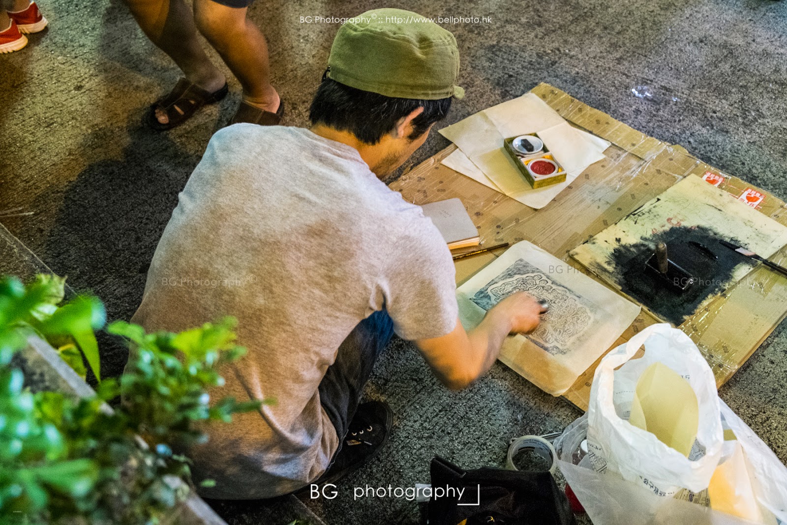 Archive 檔案 香港 日本藝術家撐雨傘革命