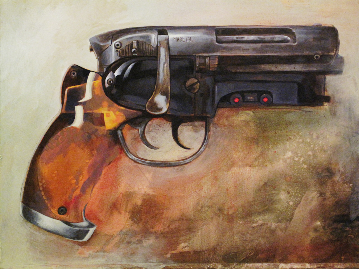 Tristan Reidford Art Deckard's Blaster painting.