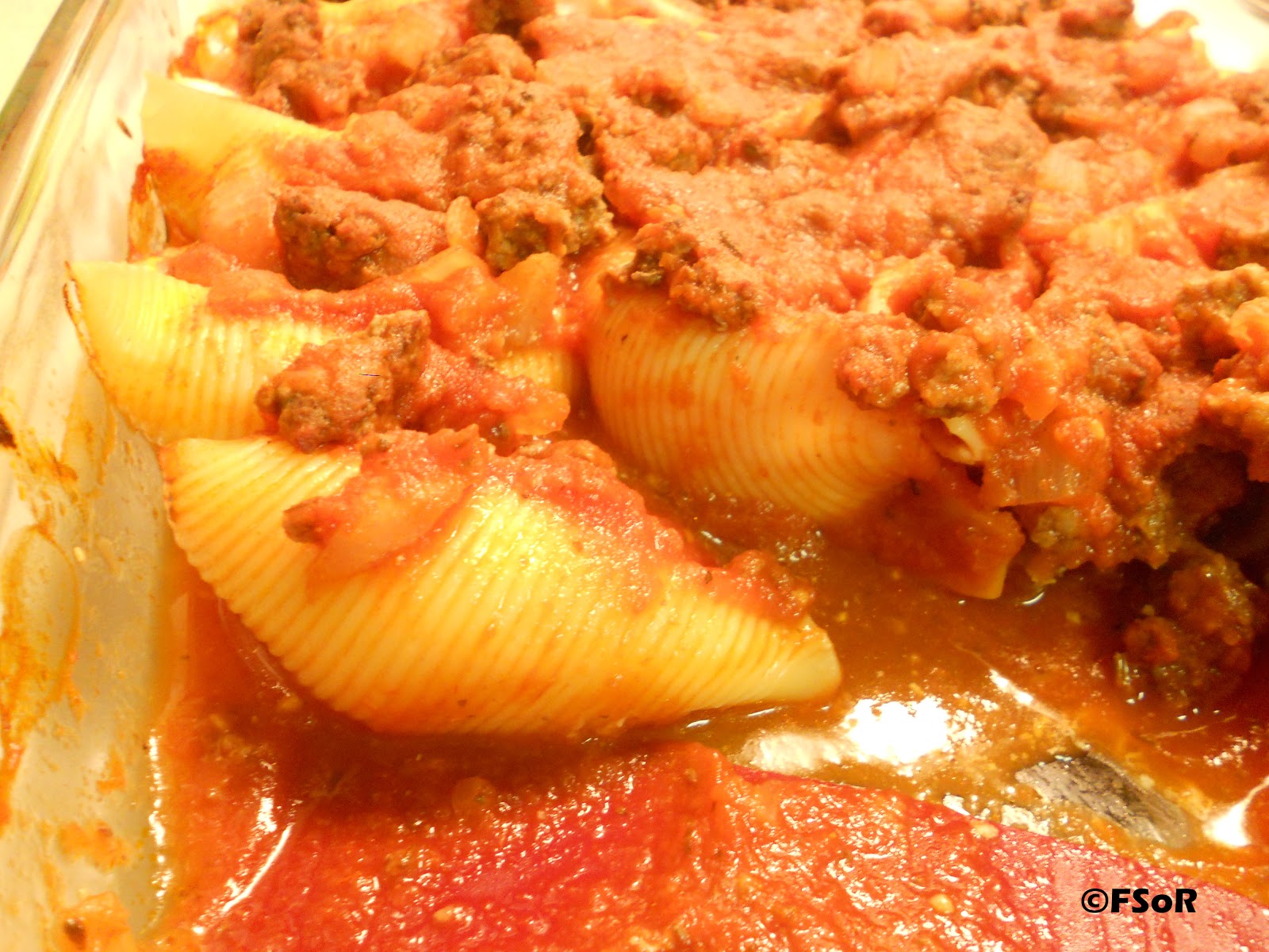 Fantastical Sharing of Recipes Stuffed Shells with Meat Sauce