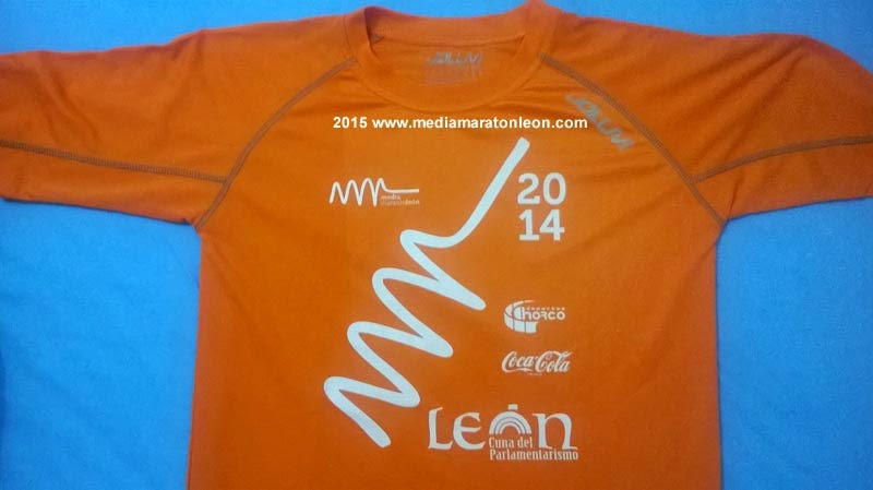 camiseta media maraton leon
