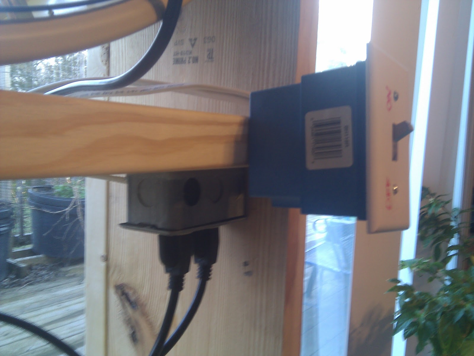 Buddy's blog Whole House Fan for a Standard Sliding Glass Door.