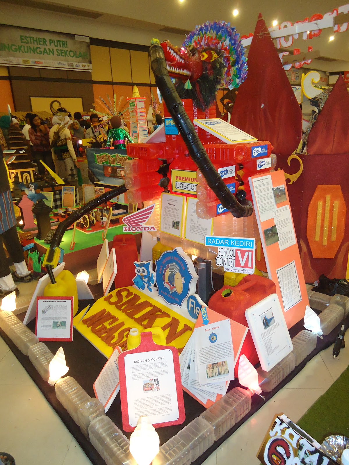 RIU is ME Hasil Karya Mading 3 Dimensi SeKarisidenan Kediri