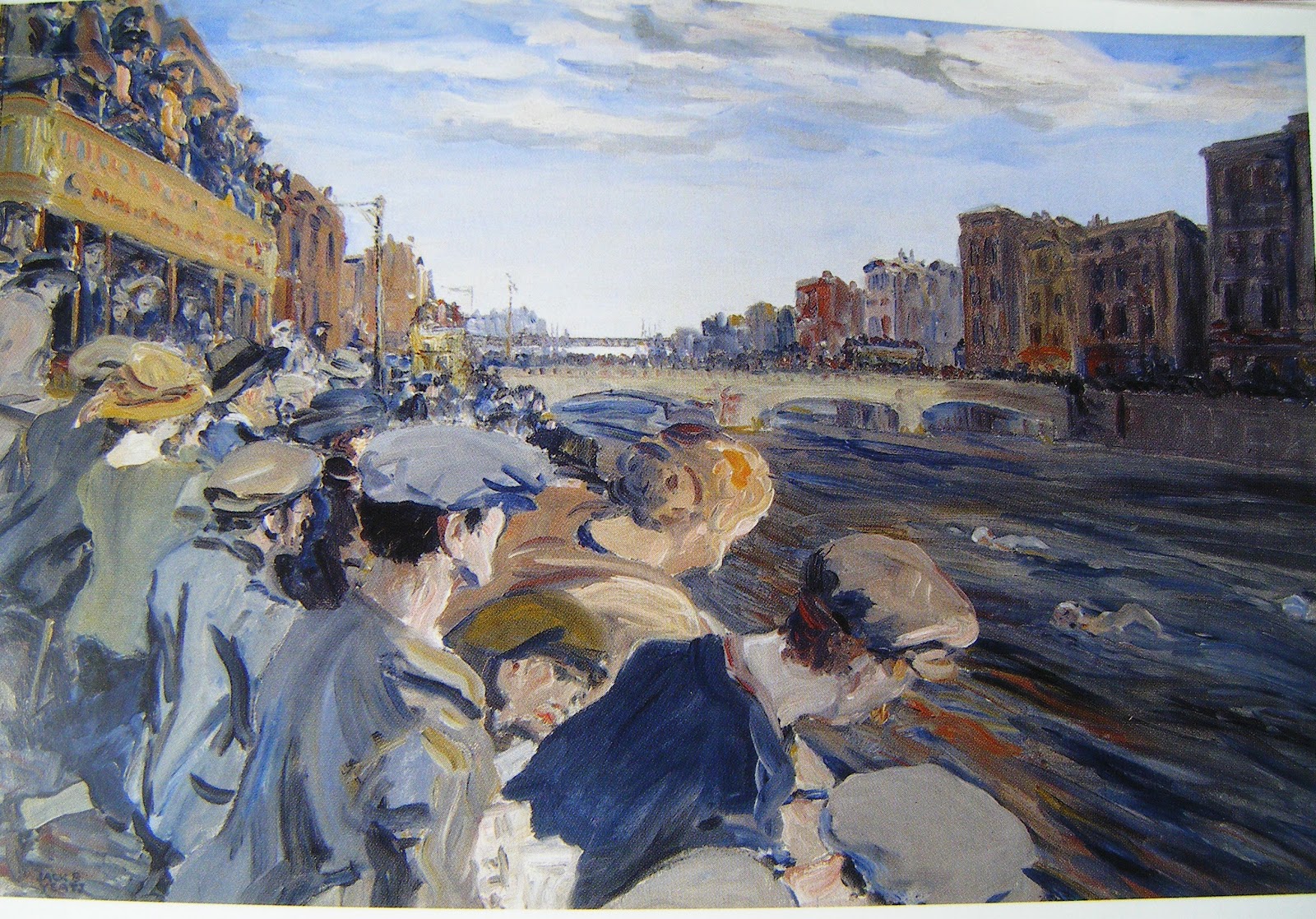 up the wooden hill to bedfordshire Jack Yeats