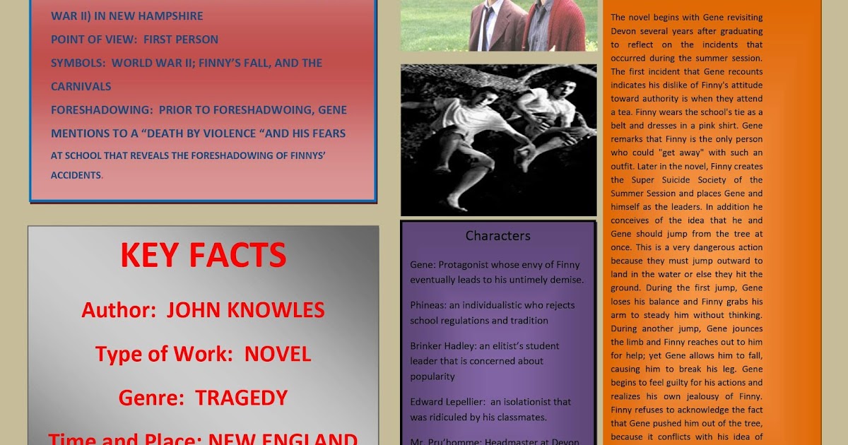 a seperate peace spark notes