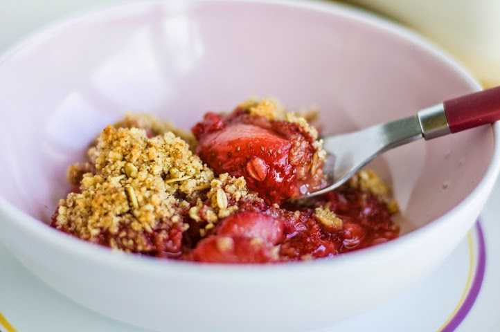 Crumble De Fresas
