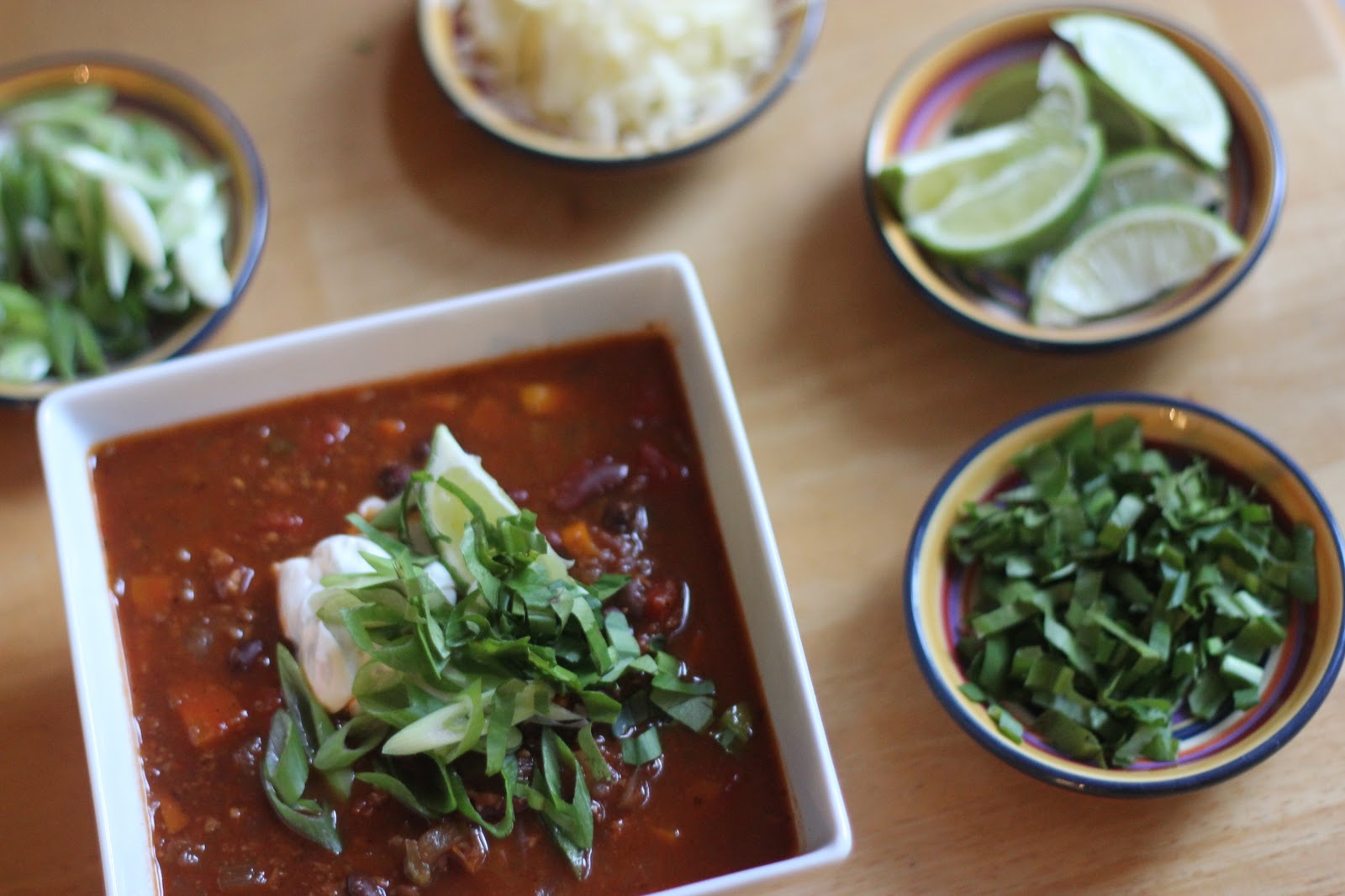 Sprout. Spicy Vegetarian Chili