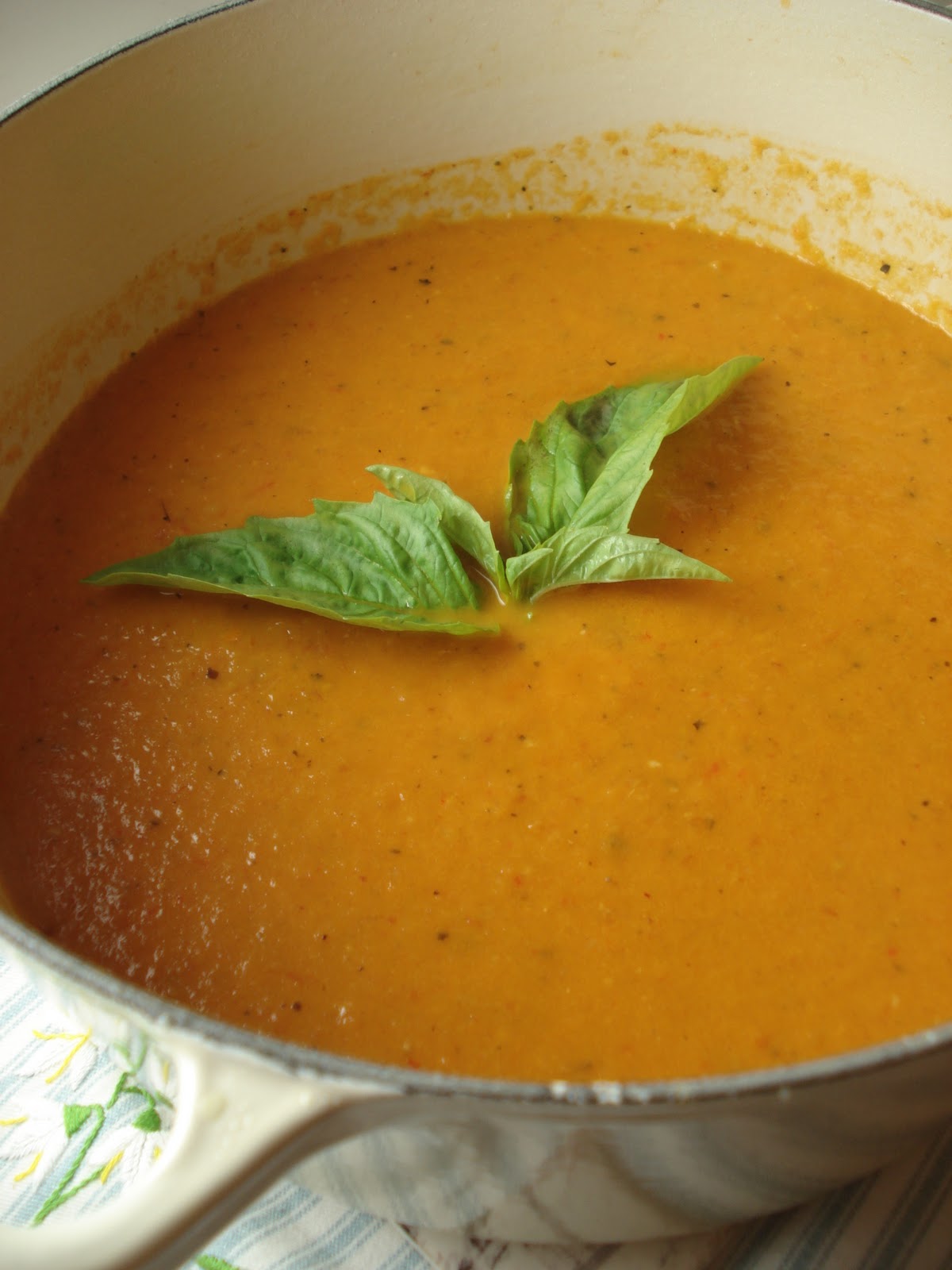 I'm Hungry An Ode to Food Roasted Tomato + Leek Soup w/ Basil Rice