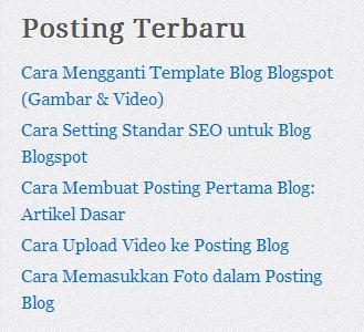 JejakPedia.com : Cara Membuat Widget Posting Terbaru di Blogspot Cara Membuat Widget Posting Terbaru di Blogspot JejakPedia.com : Cara Membuat Widget Posting Terbaru di Blogspot