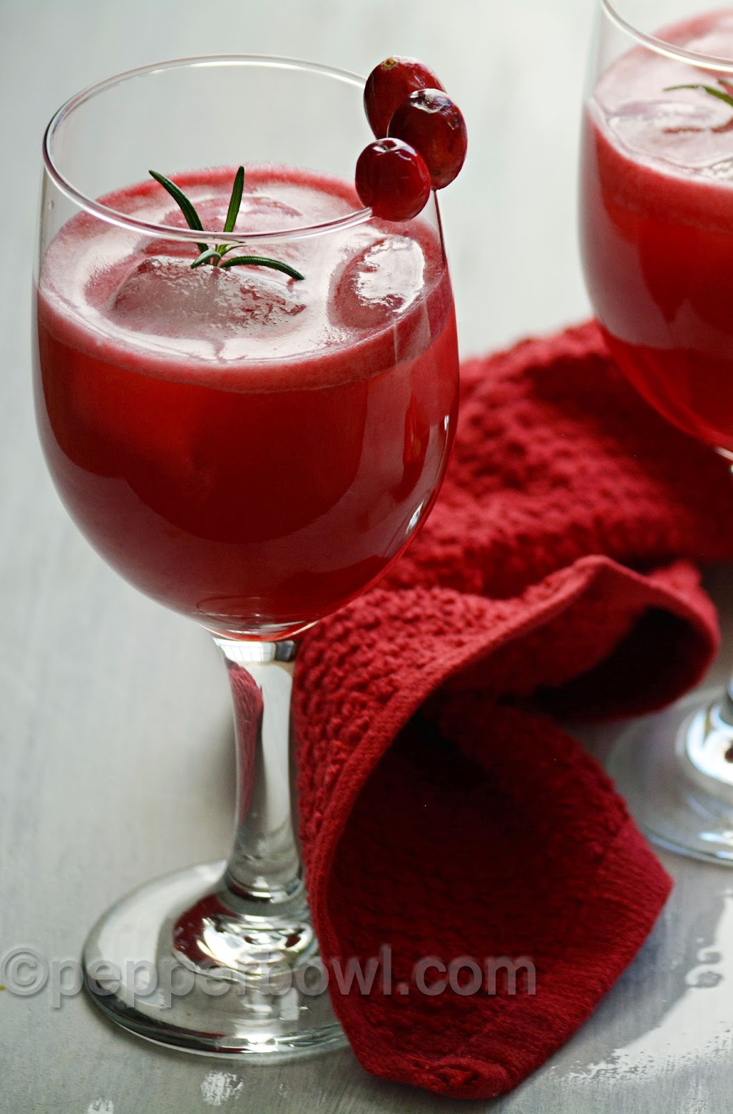 Fresh Homemade Cranberry Juice Recipe Pepper Bowl, a Food blog of