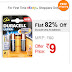 Dura cell Battery worth Rs.50 AA2 @ Rs.9/-