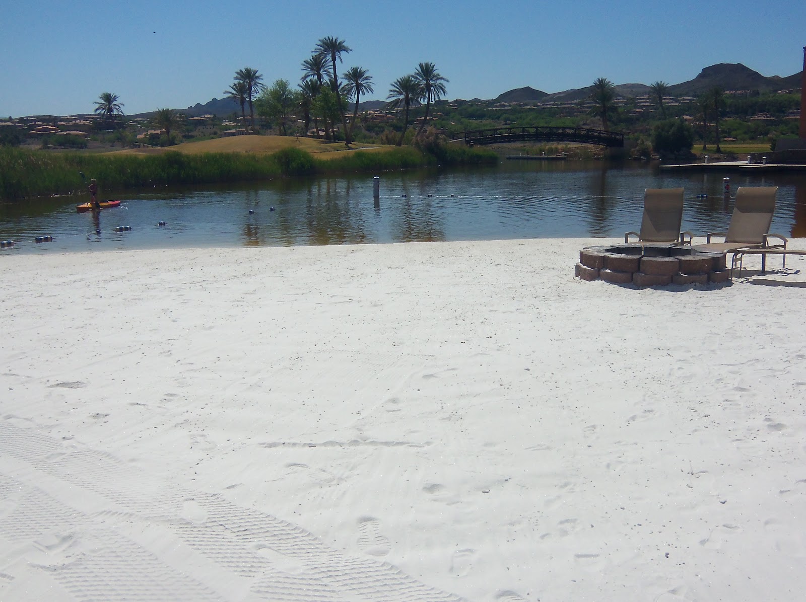 What will the day bring... Lake Las Vegas Paddle Boats and beach