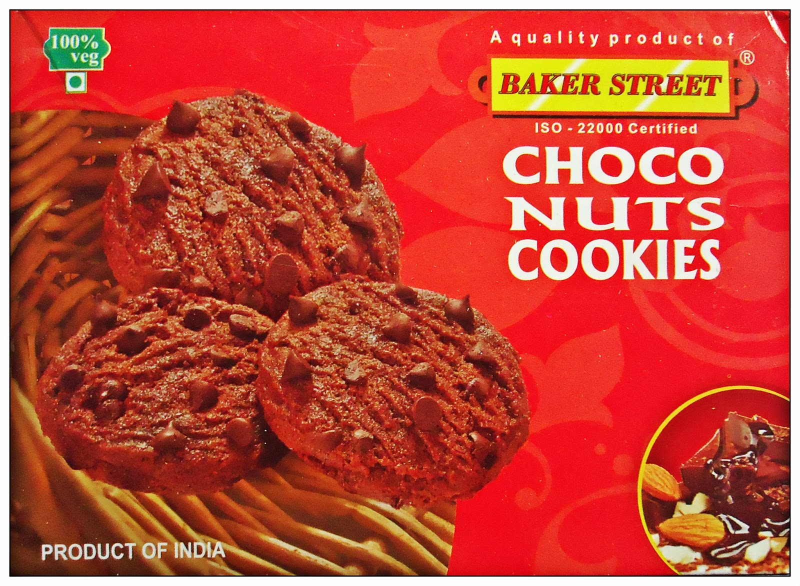 Chocosophy Baker Street Choco Nut Cookies