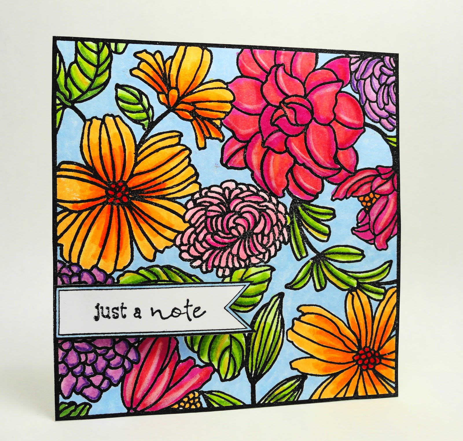 Elizabeth Allan's Art Studio A "Mosaic" Card