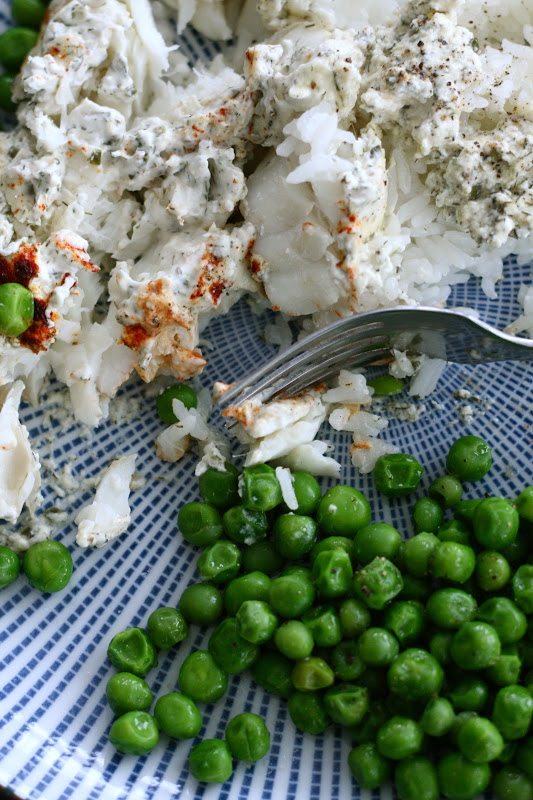 cher stuff baked cod with dill sauce