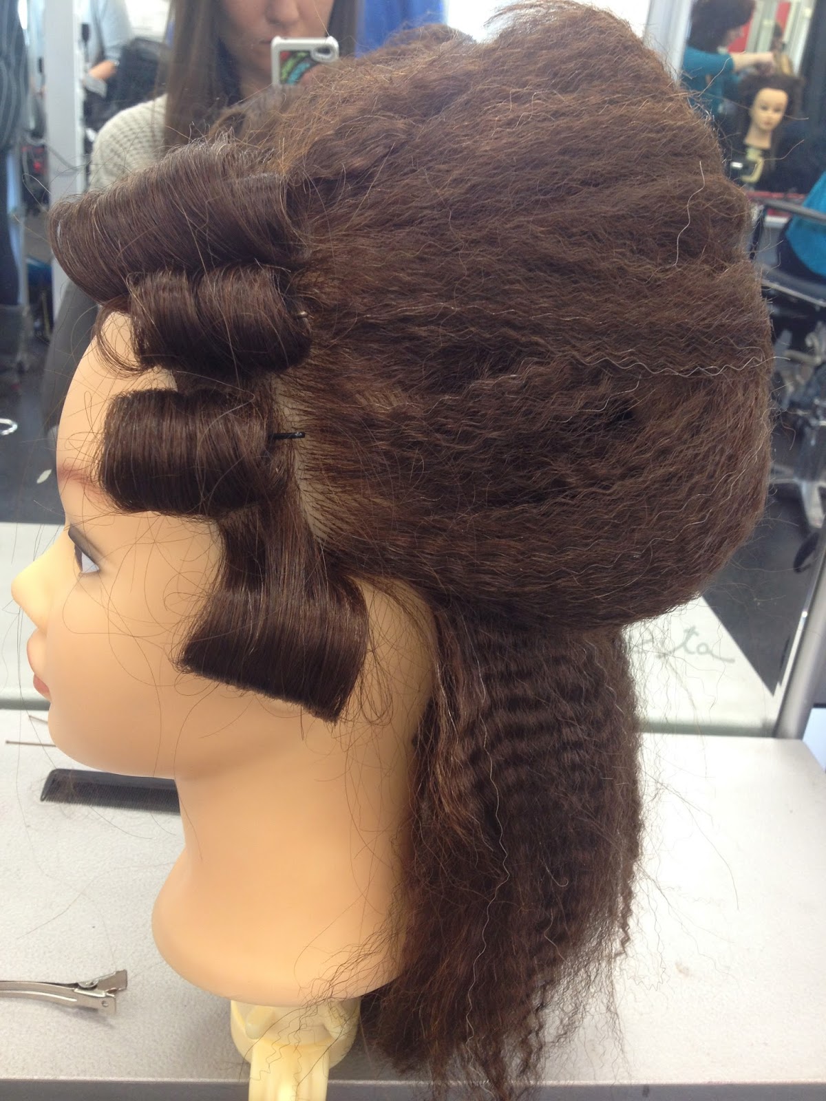 SarahLouise Leftly HAIR Padding! Practise makes perfect!