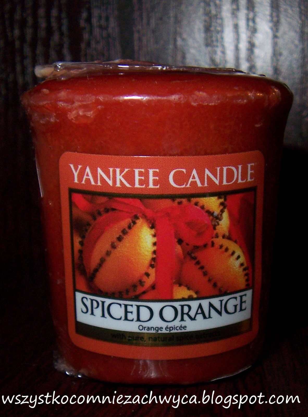Yankee Candle, Spiced Orange, sampler wszystko co mnie zachwyca