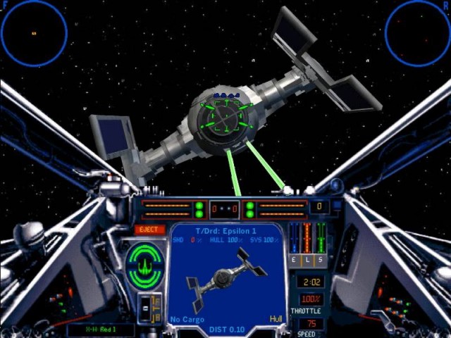 x wing cockpit game