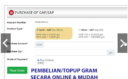 Public Gold GAP Account (0.3++gram) : 999 (24K)