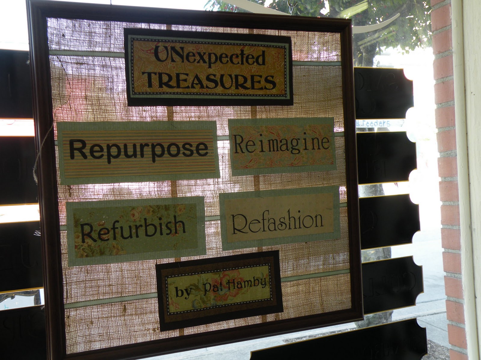 Unexpected Treasures What is "repurposing"?
