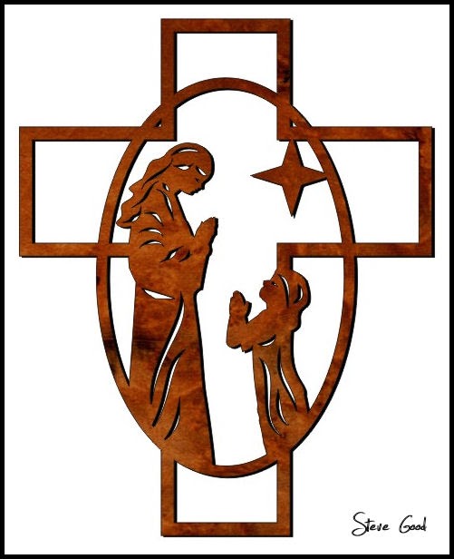 Scrollsaw Young Jesus Scroll Saw Pattern.