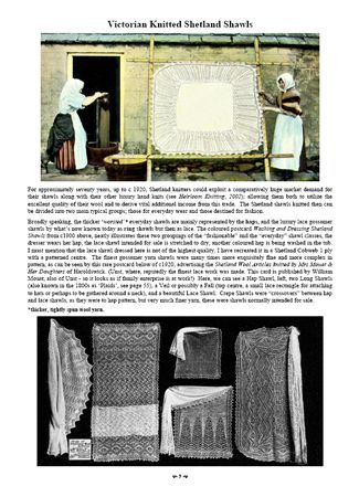 shetland hap shawls then and now