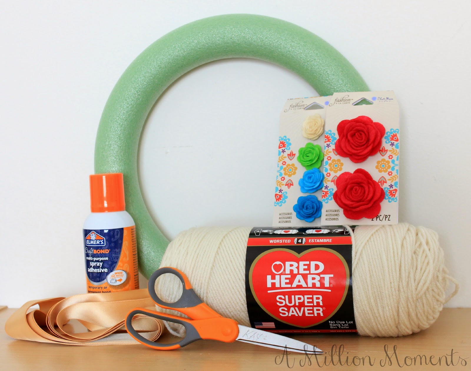 How To Make A Yarn Wreath
