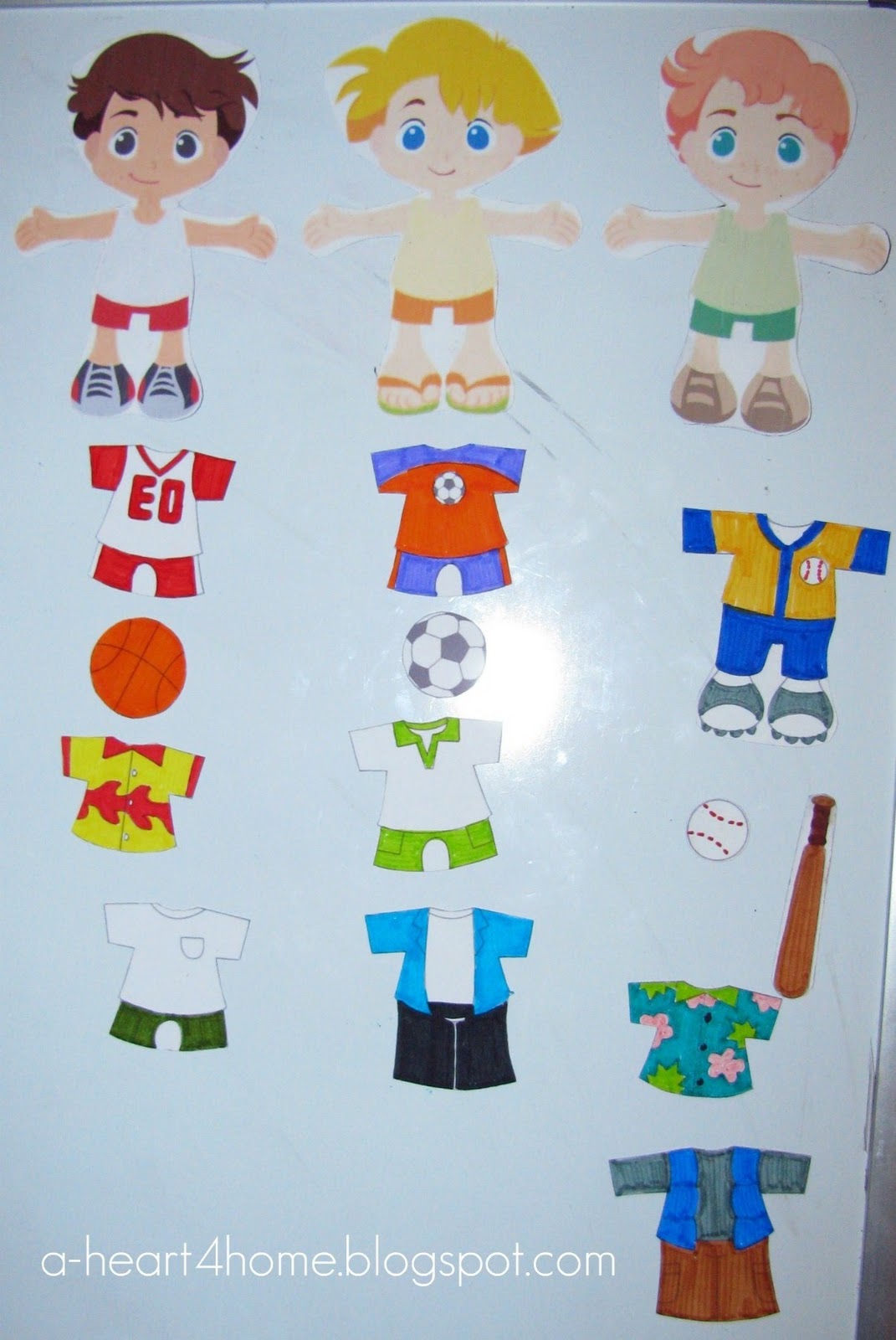 A Heart For Home Finished Friday DIY Boy Dress Up Dolls