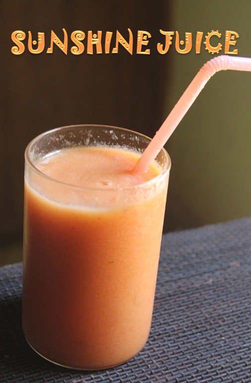 Sunshine Juice Recipe Papaya & Pineapple Juice Recipe Yummy Tummy