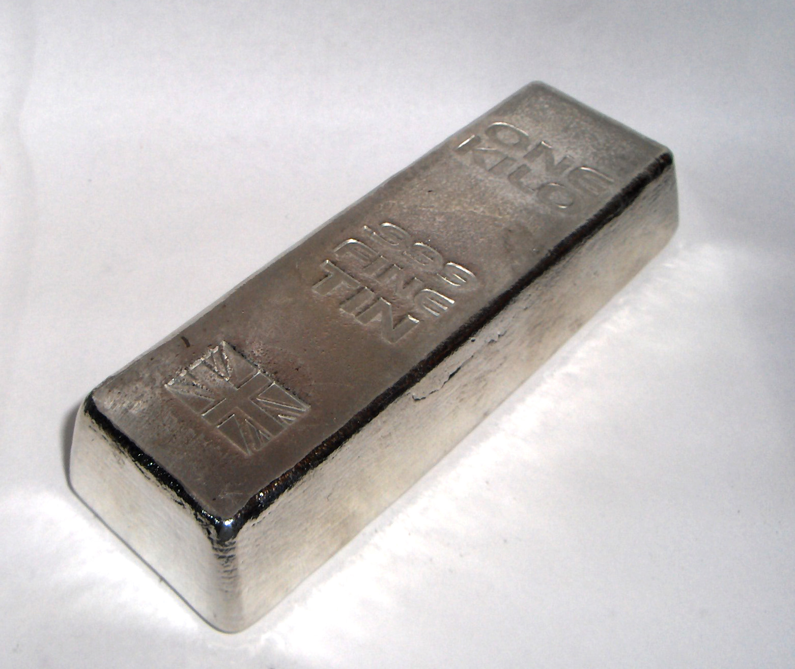 Last days of paper 1 Kilo Tin bullion bar .999 purity