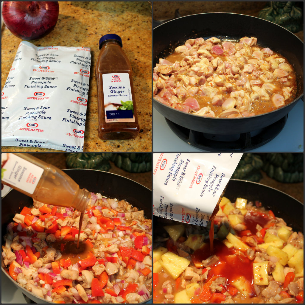 Sweet & Sour Chicken with Kraft Recipe Makers The V Spot