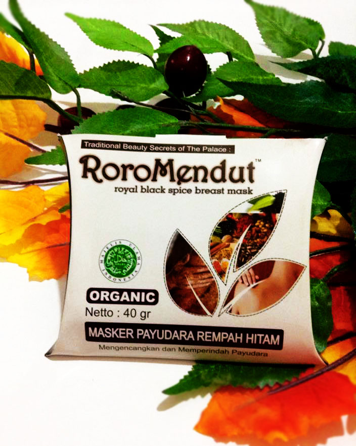 Masker Payudara Rempah Hitam Roro Mendut jual lulur roro