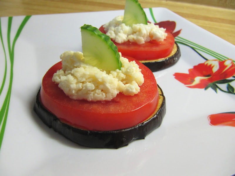 VIMWAC Simple Eggplant and Tomato Appetizer