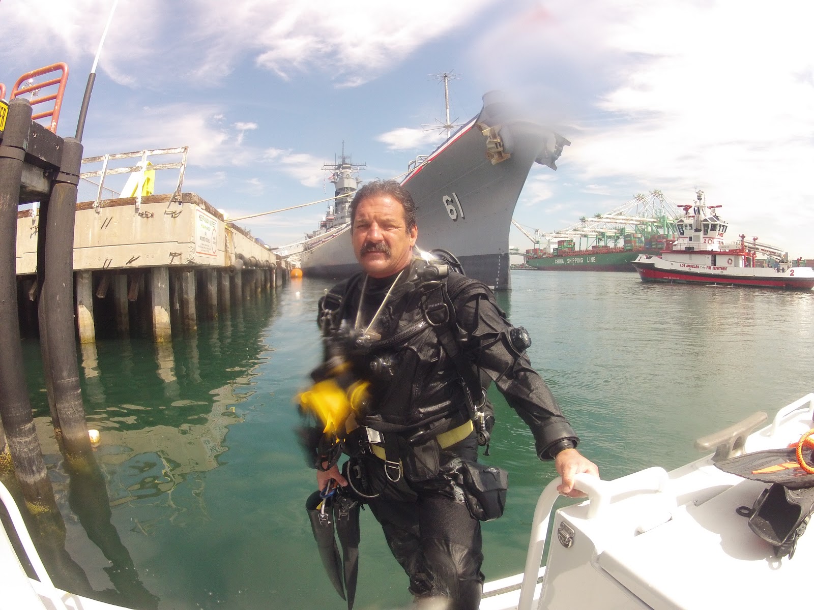 LAFD Dive Search and Rescue Team Dive Team in Action