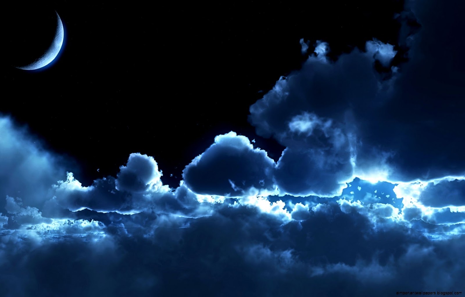 Moon Night Sky Desktop Background Moon Night Sky Desktop Background