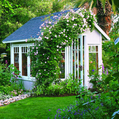refresheddesigns.: 11 reasons to turn a garden shed into living space