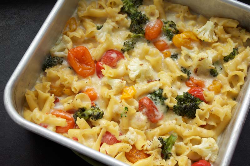 A Less Processed Life What's For Dinner Roasted Vegetable Macaroni