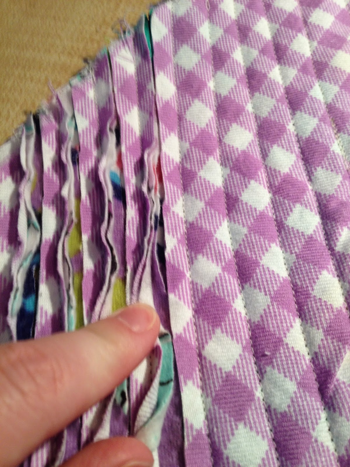 Two Crafty Girls Chenille Quilt