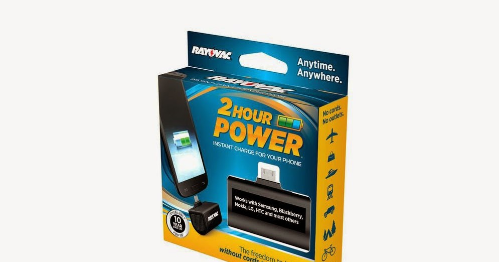 TechnoGadget Rayovac Introduces New Breed of Cell Phone Backup Power