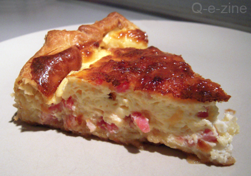 Q E Zine Quiche Aux Lardons Epaisse Et Gourmande