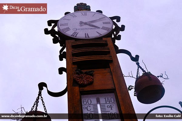 Relógio na Av. Borges de Medeiros