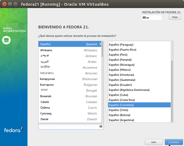 DriveMeca instalando Linux Fedora Workstation 21 paso a paso