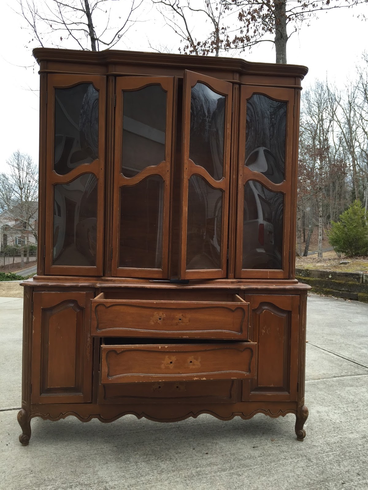 Antikita Vintage Market The Blue Happy Hutch