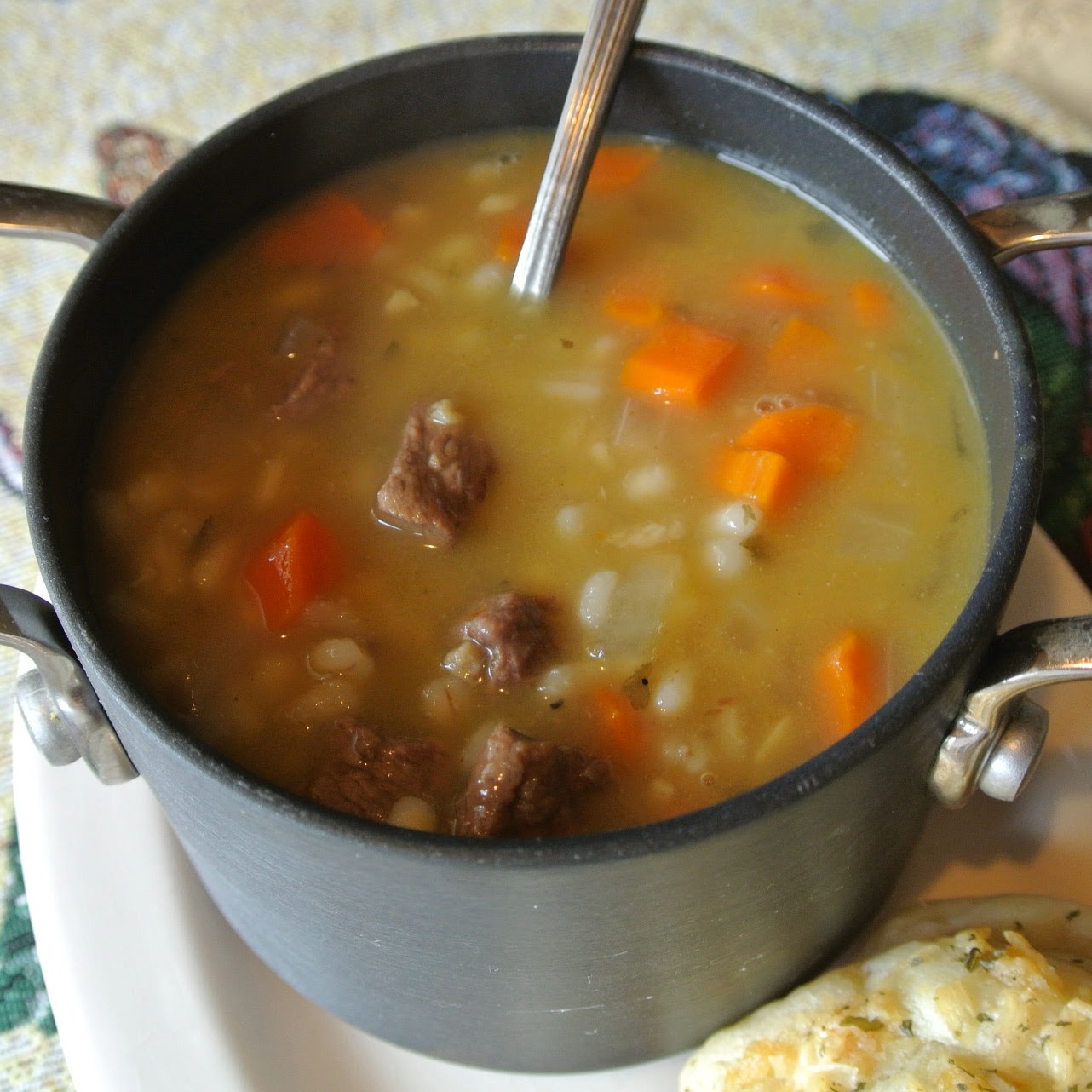 Gourmet Cooking For Two Beef barley soup