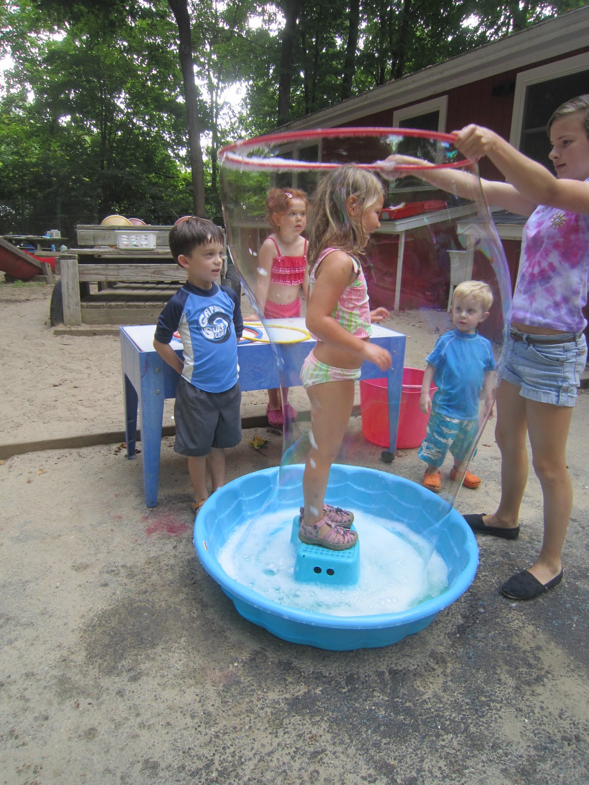 Playfully Learning The Boy (and girl) in the Bubbleliterally!