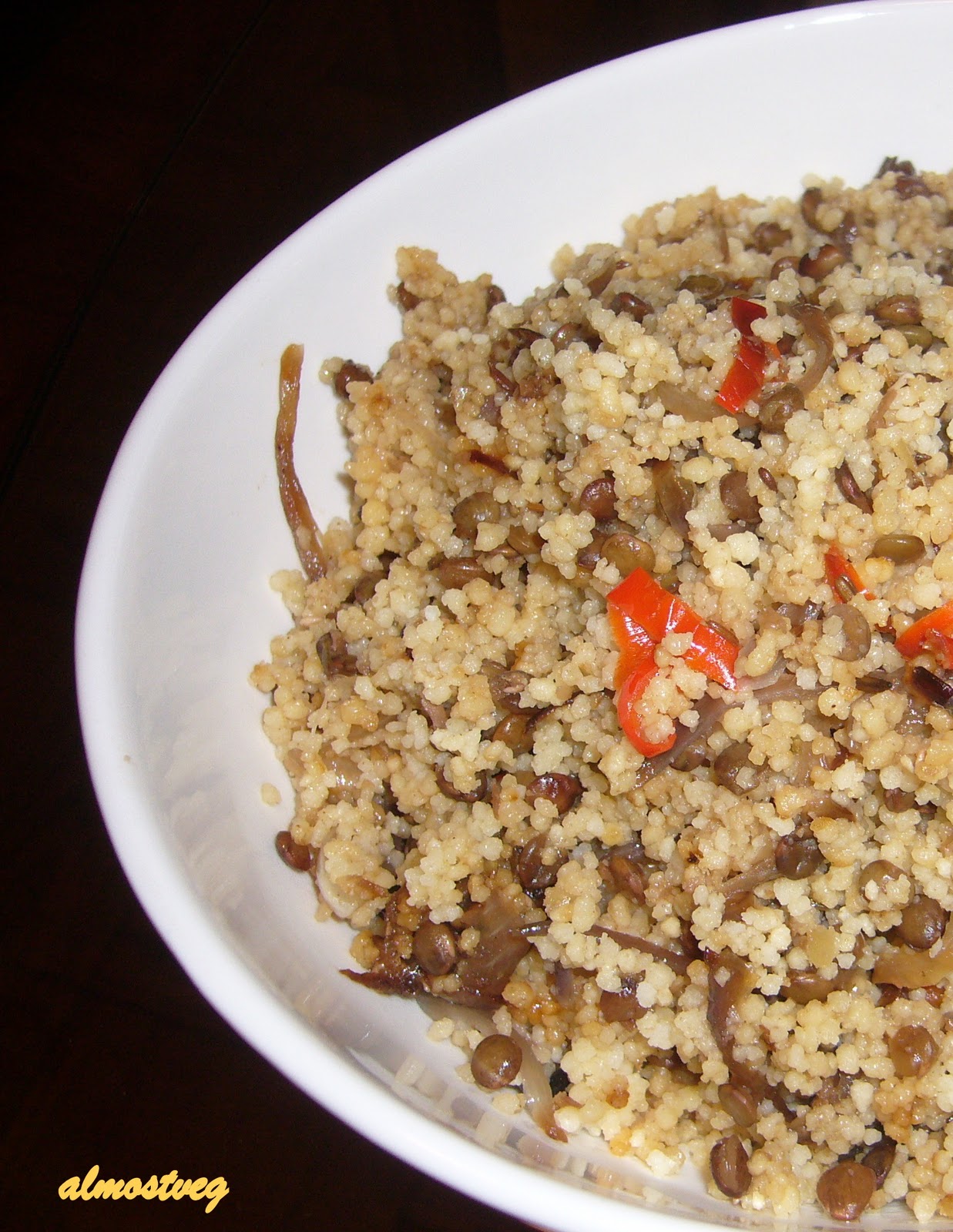 Couscous and Lentil Pilaf