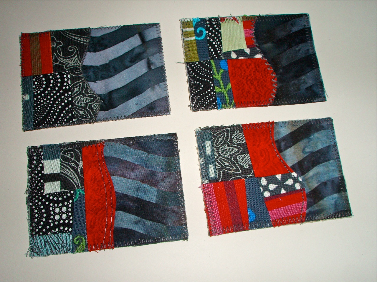 SuzGuz Designs How To Make Fabric Artist Trading Cards, Part II