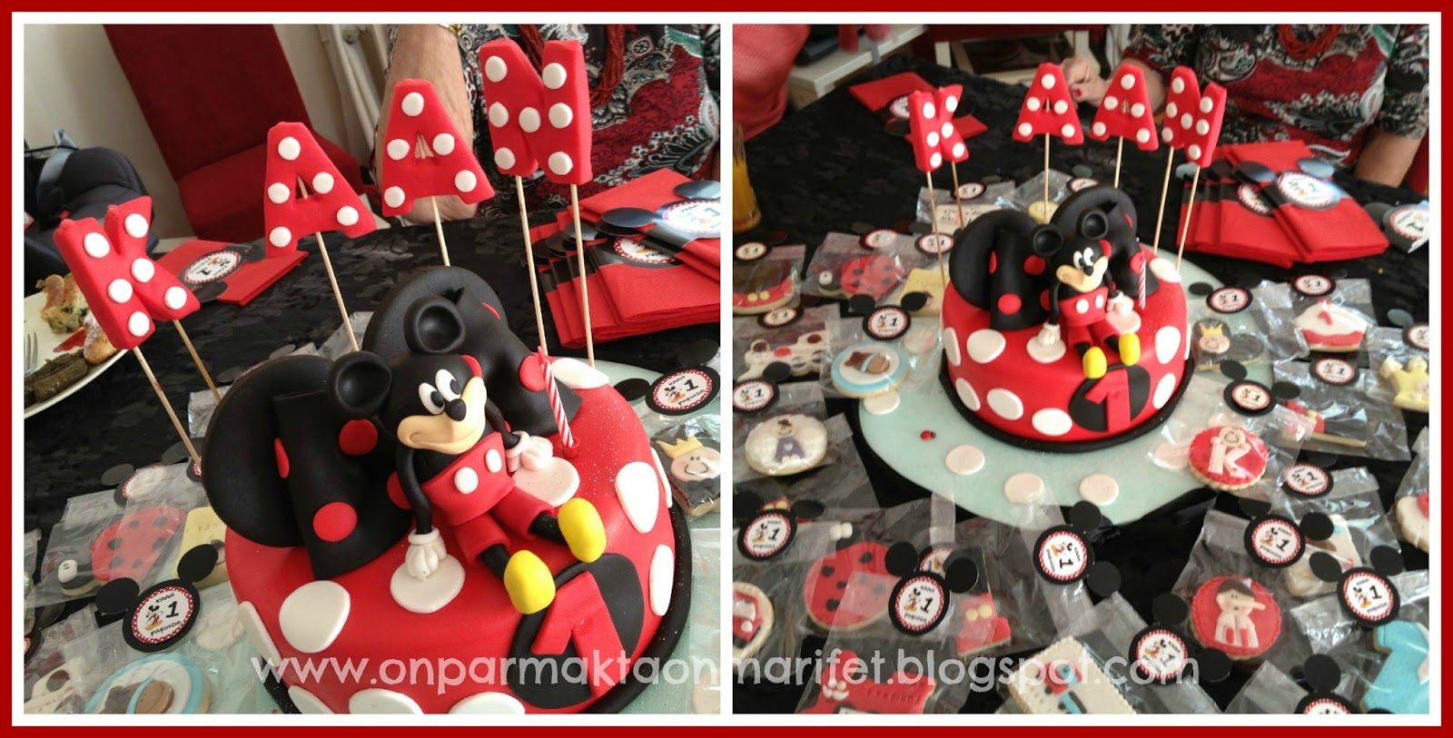 onparmaktaonmarifet Mickey Mouse�lu doğum günü konsepti )