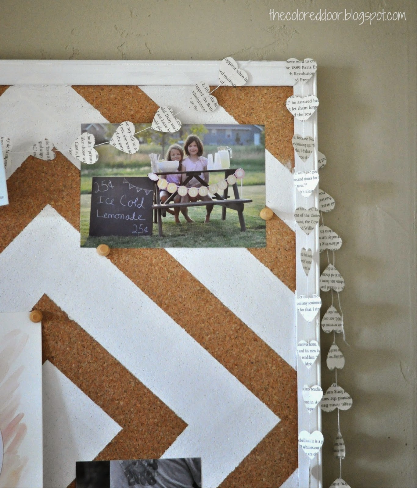 the colored door Painted Bulletin Board