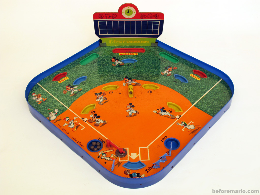 Beforemario Nintendo Disney Baseball Game ディズニー野球盤 1960